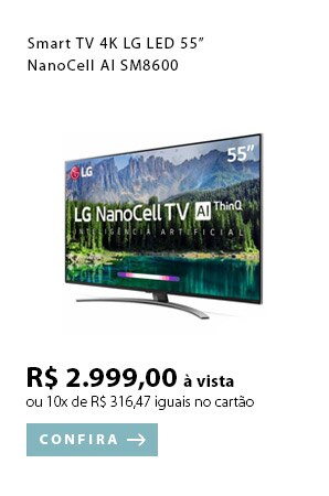 PRODUTO EX2 - Smart TV 4K LG LED 55