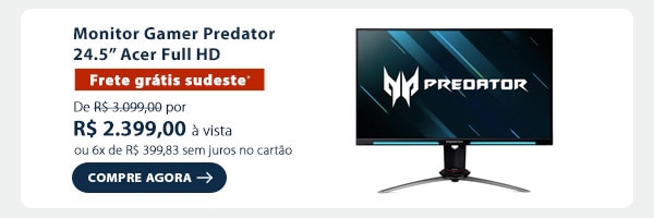 Monitor Gamer Predator 24.5 Acer Full HD