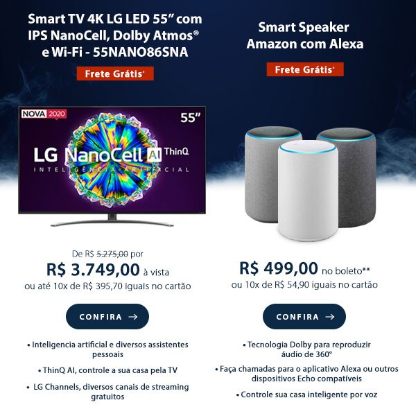 Smart TV 4K LG LED 55