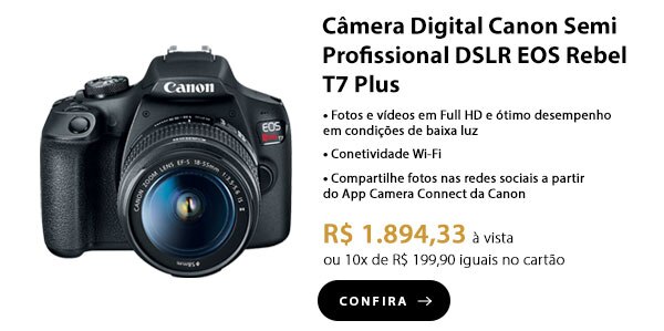 Camera Canon T7 Plus