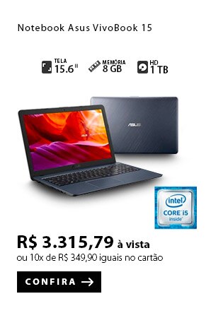 PRODUTO 5 - Notebook Asus VivoBook 15